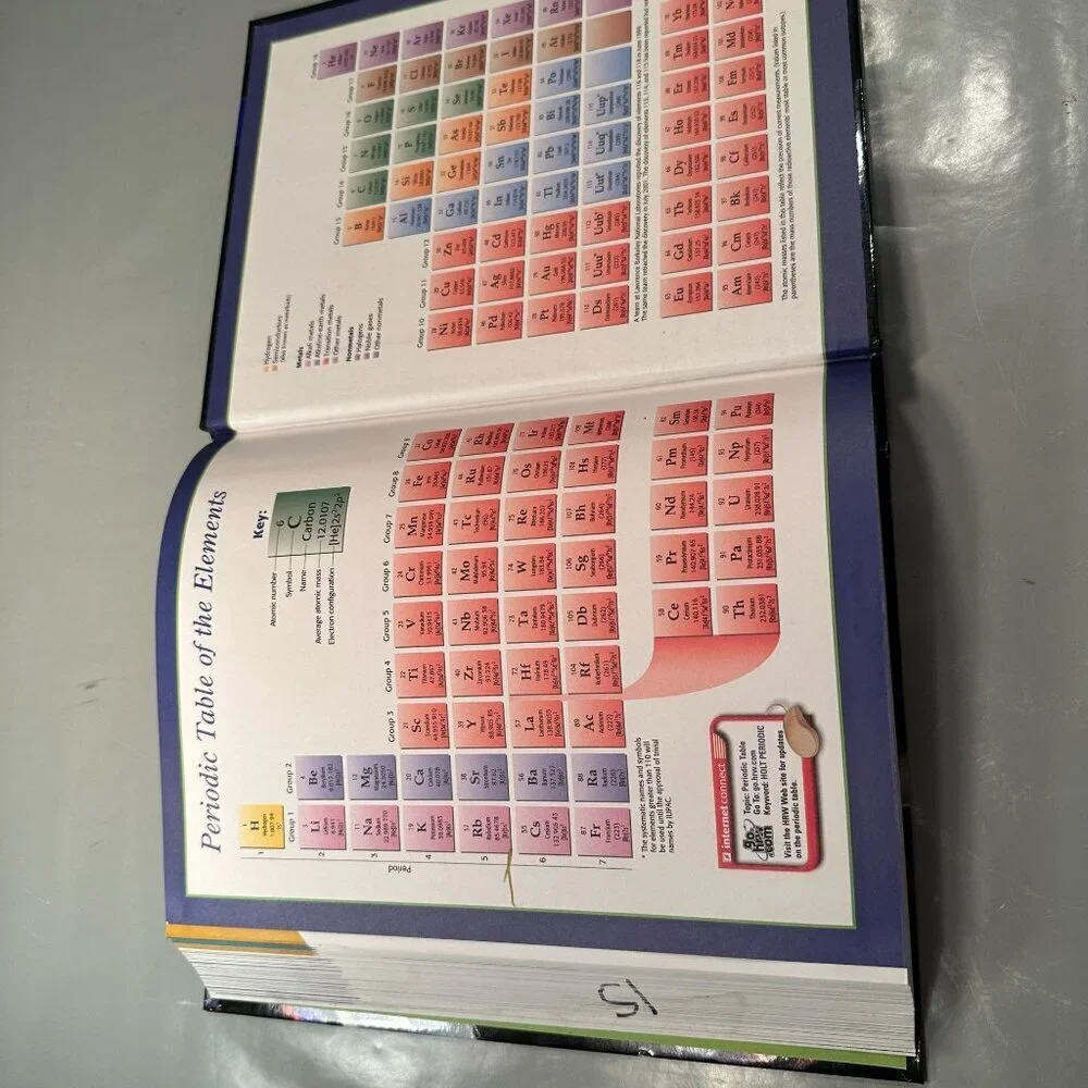 Holt Florida Chemistry Hardcover Textbook FCAT Prep Interactive Online Edition